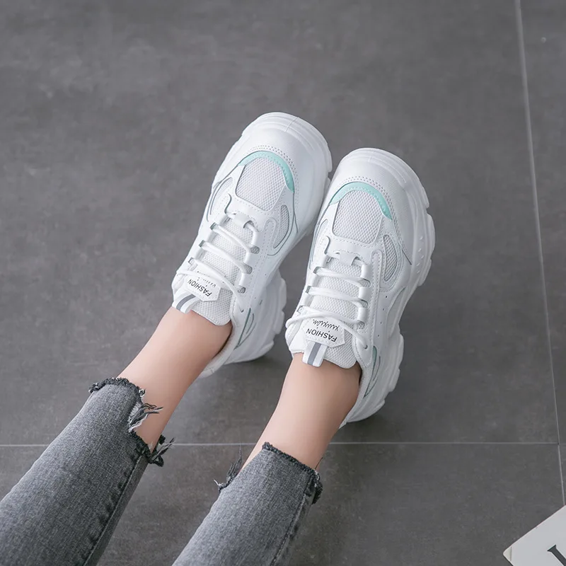 

Breathable Dad Shoes Women's 2019 Autumn New Style Versatile Small White Shoes Students Korean-style Casual Sports Shoes Women's