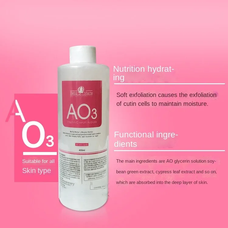 Aqua Peel Skincare Solution 400ml per for Oxygen Jet Small Bubble Machine