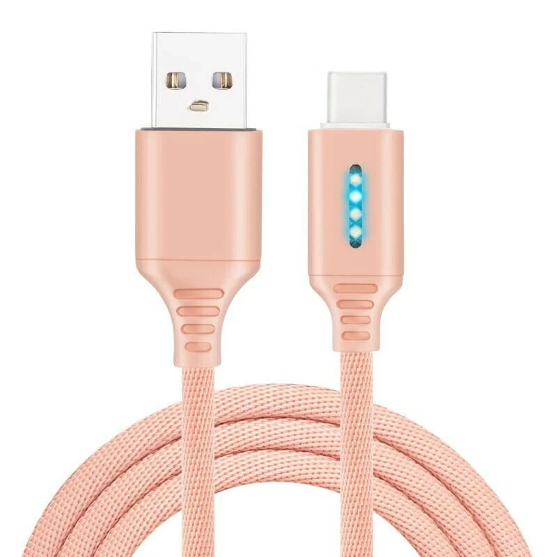 Нейлоновый кабель Type-C универсальный портативный Disconnec интеллектуальный провод