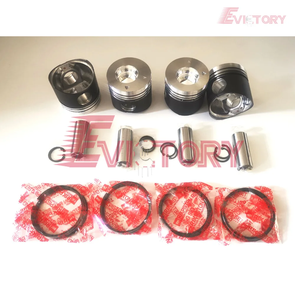 K4f Piston + Piston Ring Compelete Gasket And Engine Bearing + 3 Con