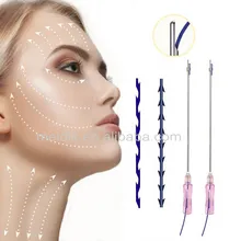 

2022 Top selling best lift pdo thread fishbone molding cog L W blunt 18g 100mm 120mm pdo threads lift