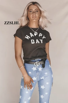 

2020 Hot High-end Sexy Elegant Overalls Young Star Print Fashion High Waist Women Slim Denim Long Flare Jean Pants