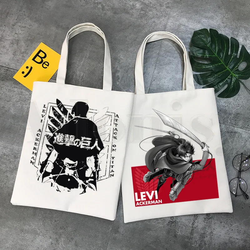 Levi Ackerman аниме атака на Титанов Леви ривайль сумки через плечо повседневные для