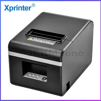 

80mm Thermal Printer Automatic Cutter Receipt Printer Small Ticket Barcode Bill Receipt POS Printer with USB or Ethernet Port
