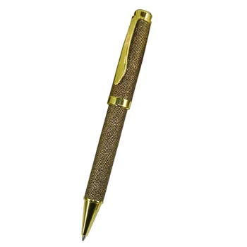

ACMECN Ball Pen with Gold Bling Fabric Plating Gold Appointment for Christmas Gift Office and School Supplies Back to School Pen