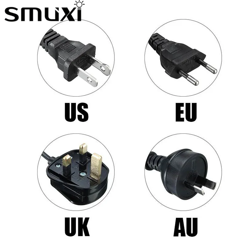 Smuxi 1/1. 2/1. 8/2M лампа c проводом базы лампа из гималайской соли Электрический Мощность с вкл/выкл переключатель US/EU/UK/AU разъем черный/белый