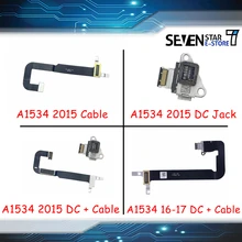 Gouzi a1534 DC-IN i/o usb c carregamento de potência dc jack placa conector com cabo para macbook retina 12