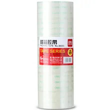 Deli 30203 прозрачная упаковочная лента склад пакет ламинирующая пленка офисные принадлежности 48 мм* 60y