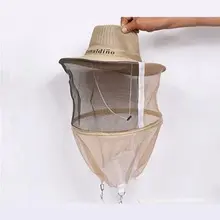 Профессиональная шляпа пчеловода ковбойская шляпа против москитов и пчел насекомое вуаль чистая шляпа полное лицо шеи обертывание защитного поля