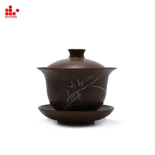 BOERNA узоры нисинговой керамики крышка чаши Традиционный китайский чайный набор случайно распределены и красиво сделаны