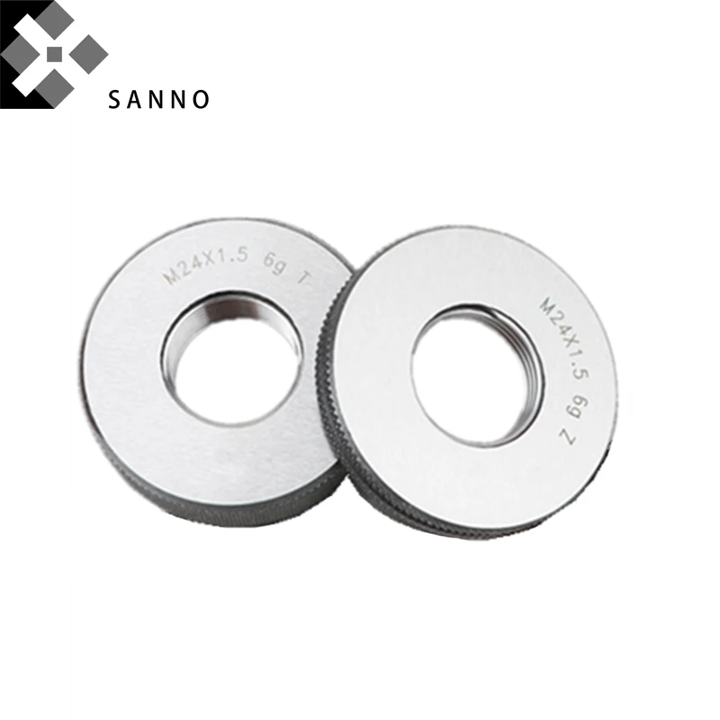 Thread ring gauge M14  M16  M20  M24 x2, x1.5, x1 high precision screw thread metric go & no go gauges (5)