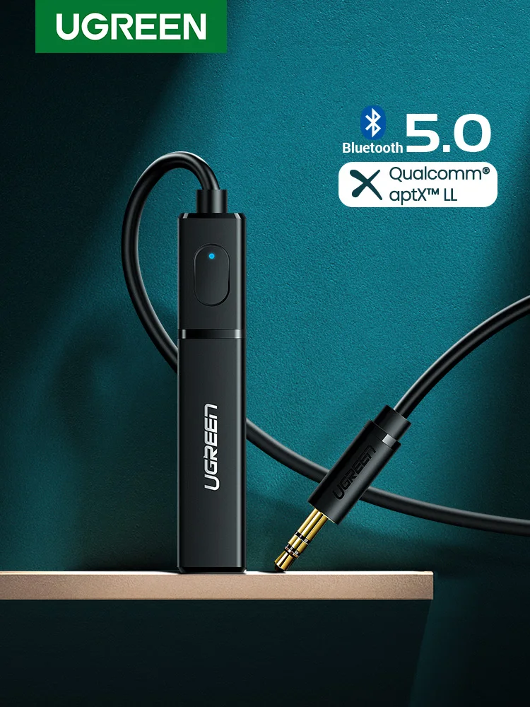 Bluetooth трансмиттер Ugreen 5.0 наушники для ТВ ПК PS4 aptX LL 3 5 мм AUX SPDIF оптический и аудио