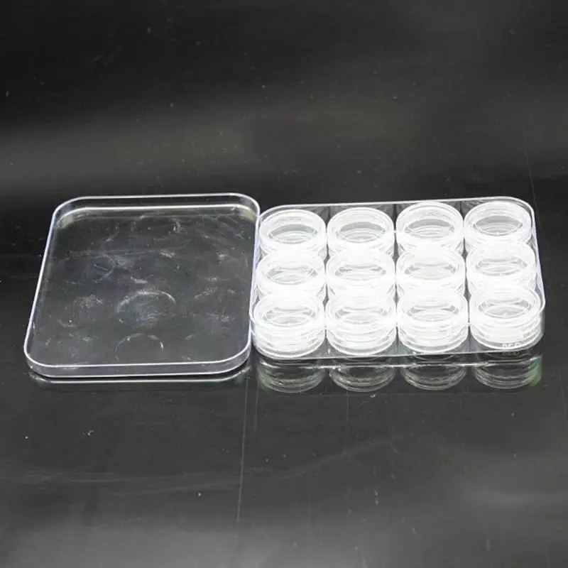 

12 Grids Nail Storage Box Excellent Durability and Practical Acrylic Transparent Case Art Alex Nail Organizer Makeup Beauty Tool