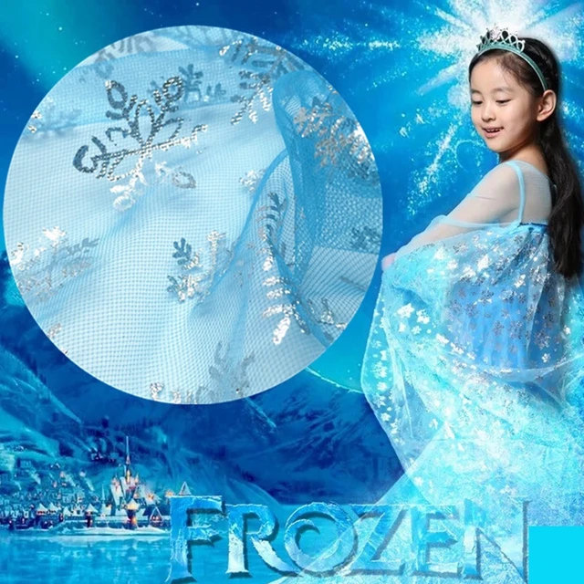 Roupa para Boneca de Pano tema Frozen Elsa e a Anna - Vestido em