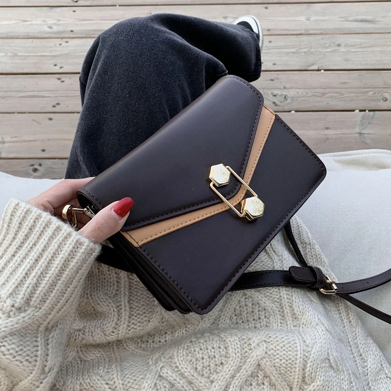 

Retro bag small bag female 2020 popular new wave Korean version texture messenger bag simple fashion small square bag