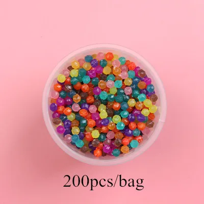 200-1000 шт 3D головоломка игрушка для детей развивающие спрей бусины Juguetes Твердые хрустальные алмазные перлер бусины головоломки игрушки - Цвет: BT001-200pcs