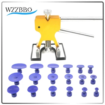 

Universal Automotive Paintless Car Body Dent Removal Tool auto Puller repair Dent Lifter tools with 18pc tabs accessories #CSA03