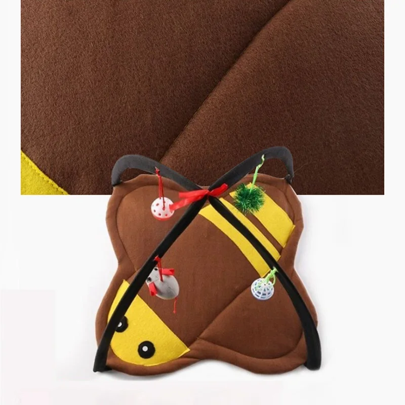 Кошка Забавный гамак игрушка для кровати котенок кошка играть спальная мебель палатка 4 Висячие съемный шар кошка игровой дом питомники для Gatos