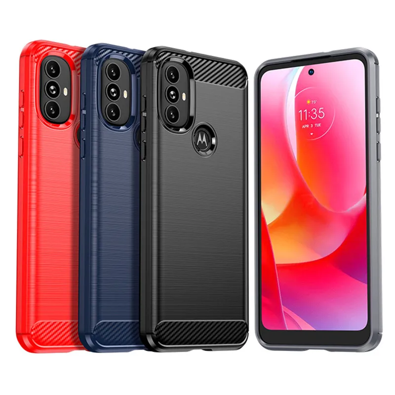 RanTuo Cover per Motorola Moto G Power 2022, AntiGraffio, Silicone Morbido, Antiurto, Cover Custodia per Motorola Moto G Power 2022.(Rosso