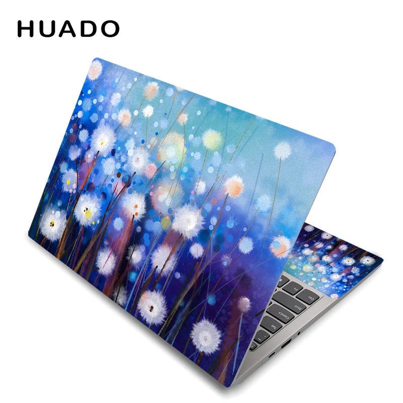 Flower Universal 15.6 17.3 12 Laptop Sticker Vinyl Decal Cover 13.3 14 Notebook Skin for Macbook/Xiaomi/Dell/Acer/HP