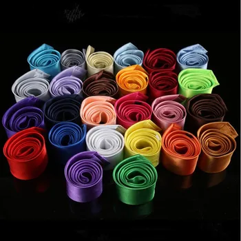 

2019 Fashion New Men's Casual Solid Color Simple Business Tie / Man's English Style Wedding Dress Tie