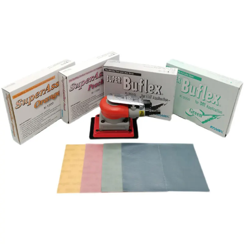 Original Kovax Square Dry Mill Sandpaper 3000 Grit Superfine Polishing Soft Film Sand Paint Surface Beauty Car Surface Treatment