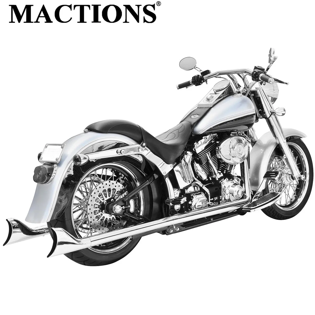 Motorcycle Dual Exhaust System Pipe Harley Davidson Muffler Aliexpress