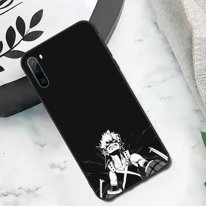 phone case for huawei Katsuki bakugo my hero academia Phone Case For Huawei P20 P30 P40 lite Pro P Smart 2019 Mate 10 20 Lite Pro Nova 5t cute huawei phone cases Cases For Huawei