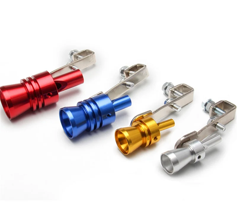 Car Exhaust Fake Turbo Whistle Pipe Sound Muffler Auto Blow Off Valve Universal Simulator Whistler Imitation Sounders car turbo whistle