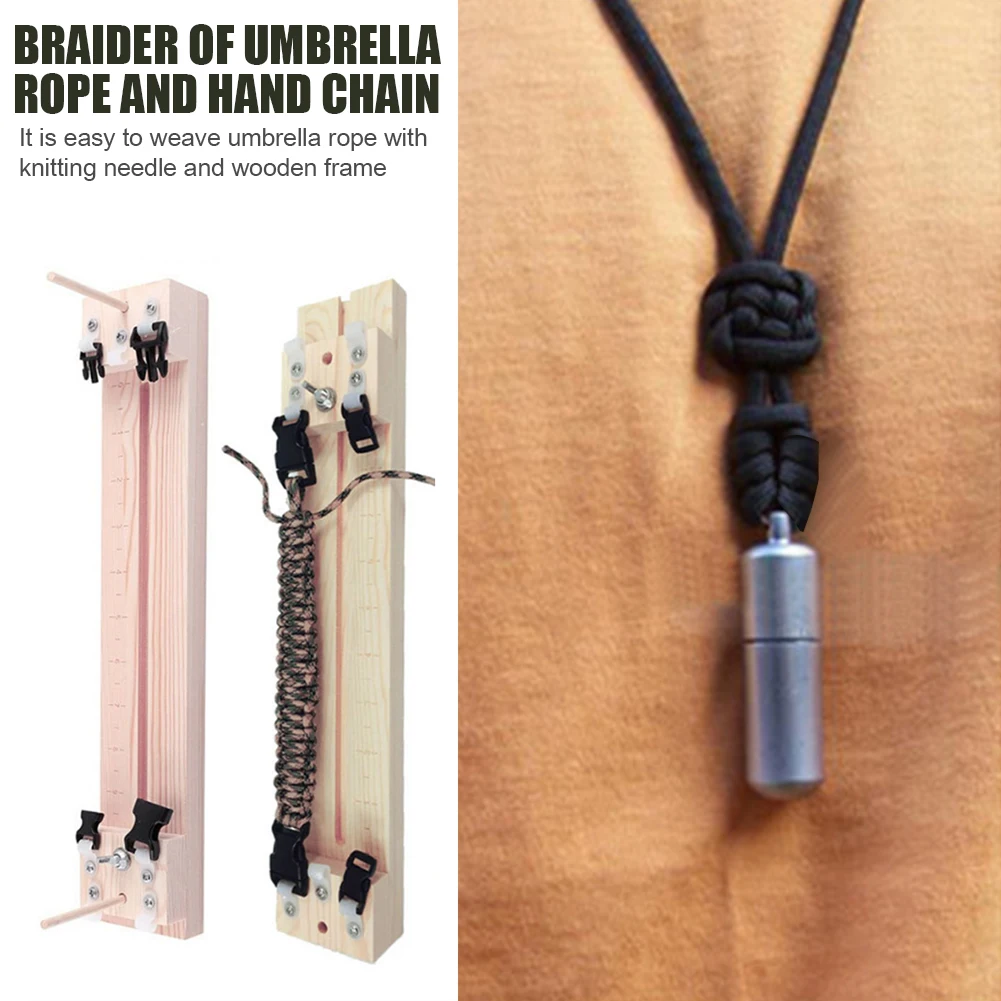 Paracord Jig Kit - Adjustable Length Wristband Maker For Crafting Umbrella  Rope Chain Bracelets And More - Temu Malaysia