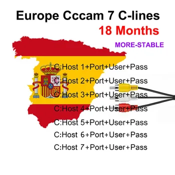 

Spain egygold cccam cline for 1 years free Portugal lnb Receptor Europe line Server HD Satellite TV Receiver for Gtmedia v8 nova