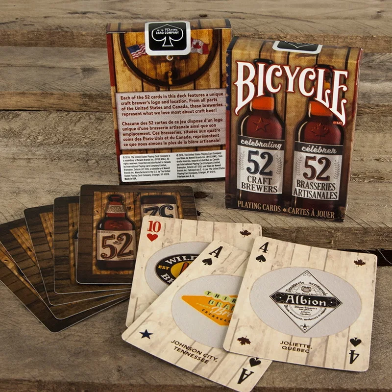 

Bicycle Craft Beer Spirit of North America V2 Playing Cards Magic Cards breweries Deck Poker Magic Tricks Props for Magician