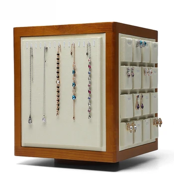 

DIGU Jewelry frame earring display shelf stand pendant necklace storage rack rotating tray hand chain display props