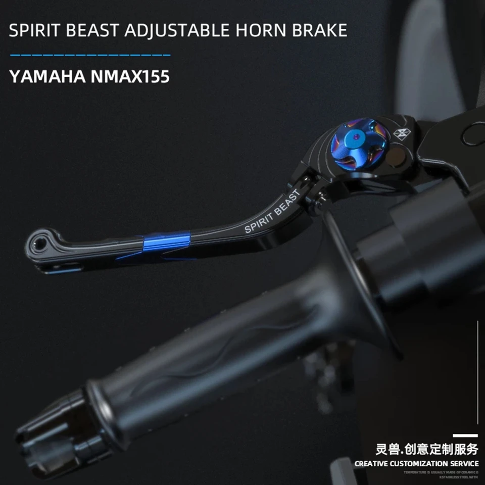 

Spirit Beast Motorcycle Brake Clutch Lever Accessories Scooter Disc Brake Levers Handle Levers For Yamaha NMAX155 N-MAX155