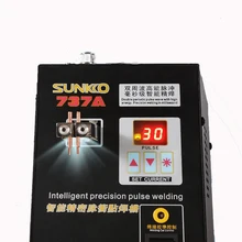 220V Intelligent Precision Pulse Battery Spot Welding Machine 18650 Battery Welding Machine S737A