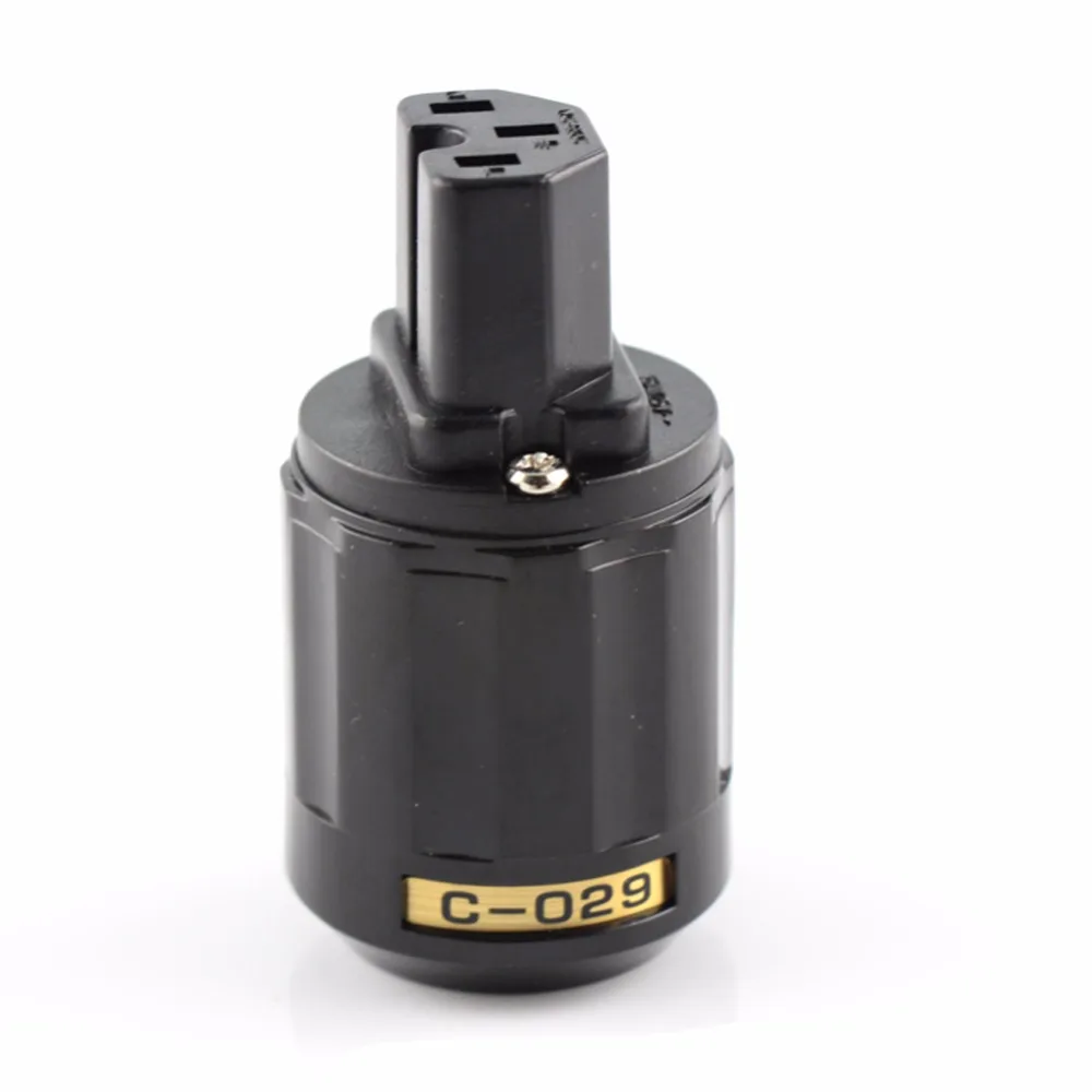 Haldane пара HIFI Чистая медь позолоченный P-029/C-029 США Разъем питания IEC разъем адаптер для DIY Amplifie кабель питания переменного тока