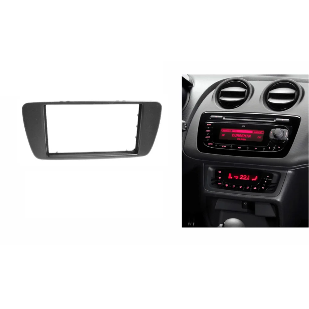 Двойная Din облицовка для SEAT Ibiza 2008 + аудио радио CD GPS DVD стерео Панель Крепление