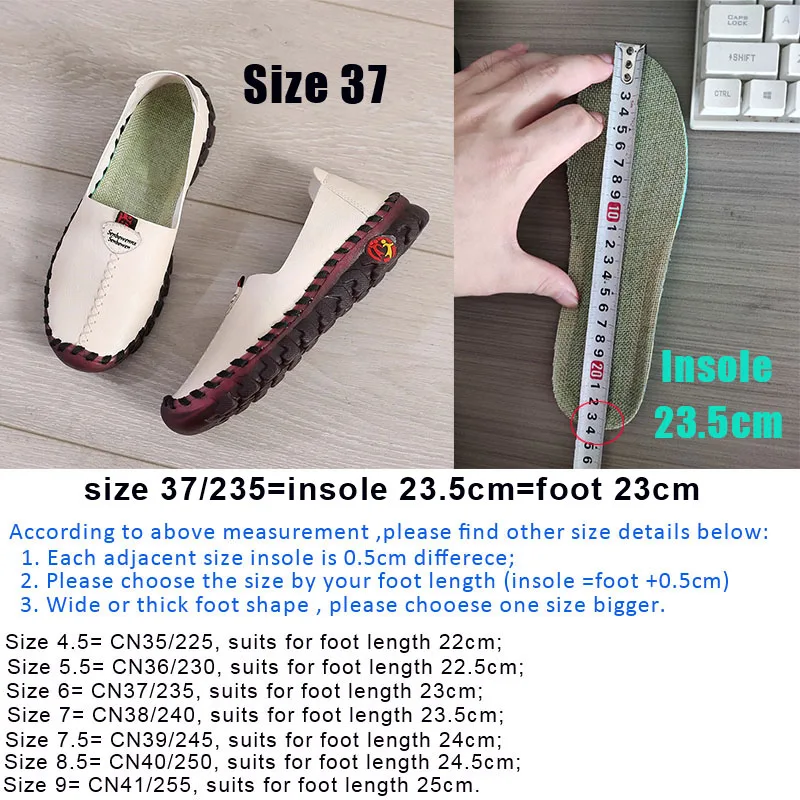 Fashion Leather Women's Autumn Loafers Designer Flats Ladies Sewing Platform Sneakers Mom Cozy Moccasins Beige
