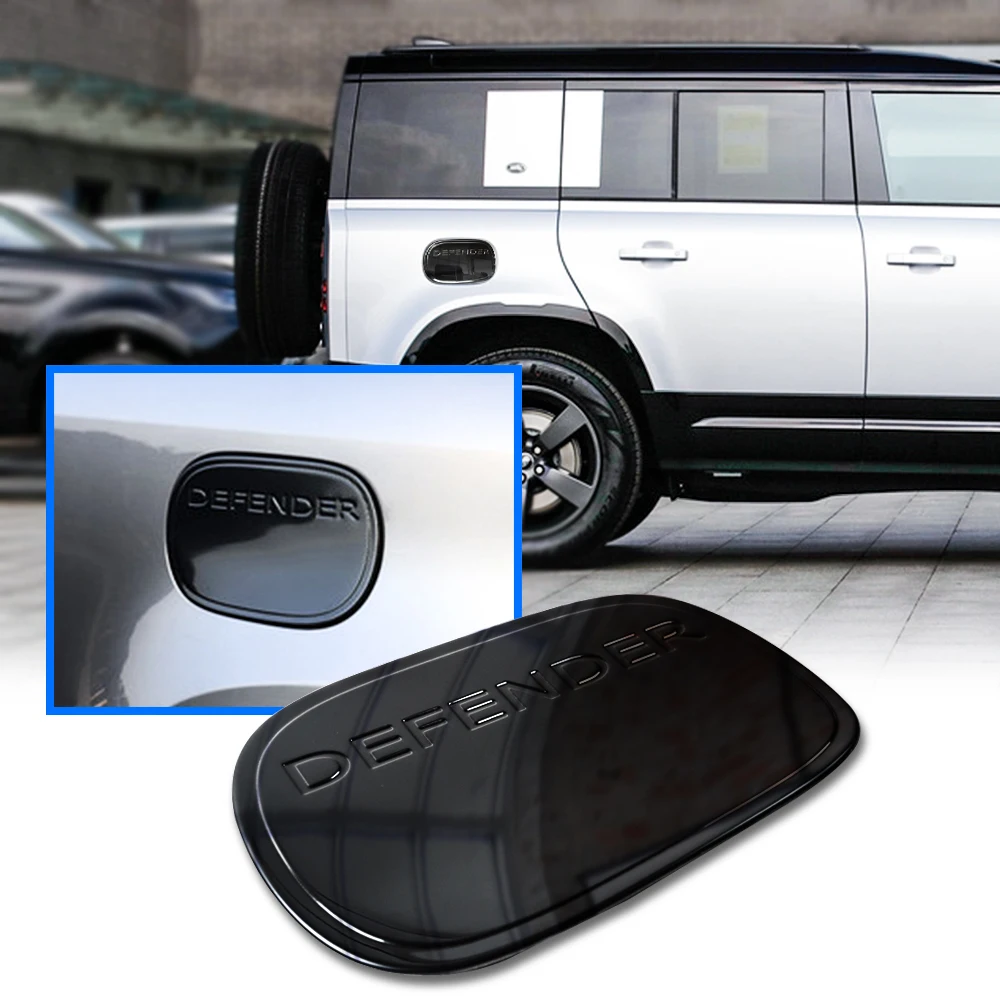 

For land rover defend 2020 Tank Covers Decorative Stickers Stainless steel Car Fuel Gas Tank Cap Cover Decoration Accessories