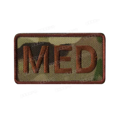 ПВХ Светоотражающая медицинская нашивка IR MED для поддержания боевого духа патчи тактический боевой EMT эмблема полосы ткань для аппликации эмблемы с вышивкой - Цвет: 6