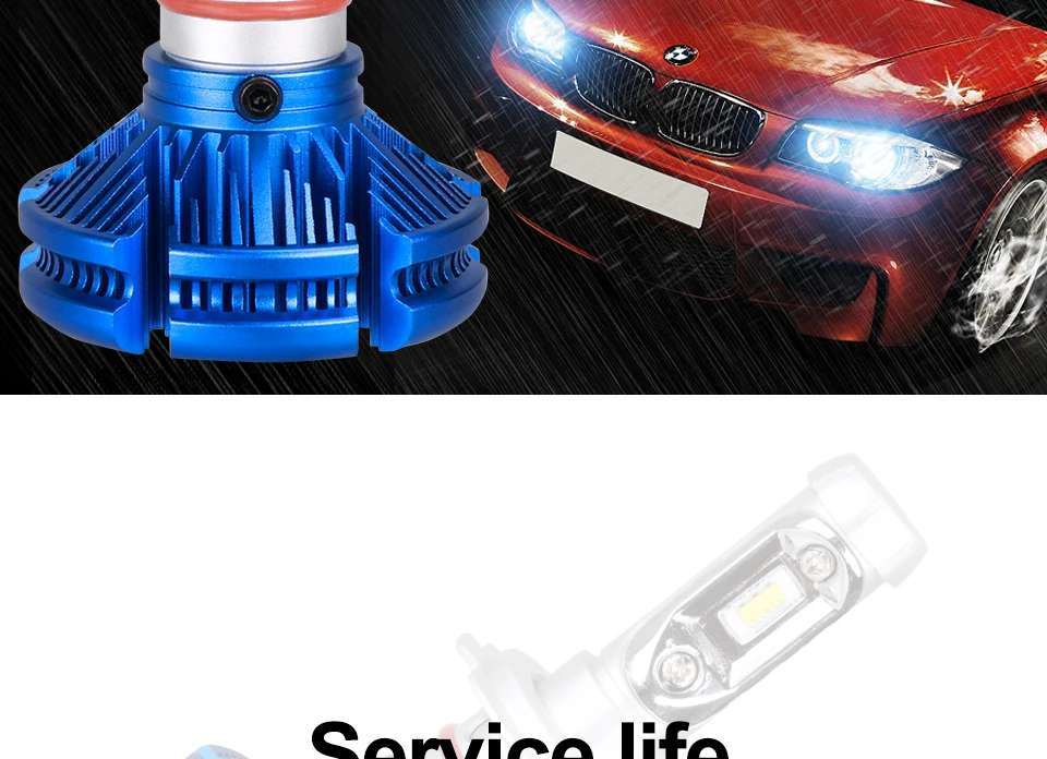 12V Led H4 Car Headlight Bulb H4 Led H7 H11 H1 9005 9006 9012 H3 6500K Auto Head Lamp Fog Lights For Nissan QashqaiAltimaVersa-6