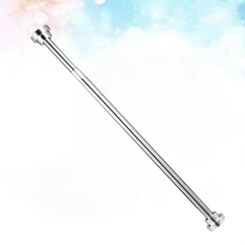

1PC Spring Tension Rod Retractable Punch Free Shower Curtain Rod Clothes Drying Rod Extendable Rail Bar for Bathroom