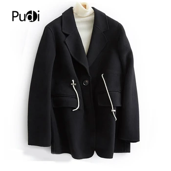 

Real wool coat jacket overcoat women winter warm wool blends coats 2020 new fashion clothing V2002
