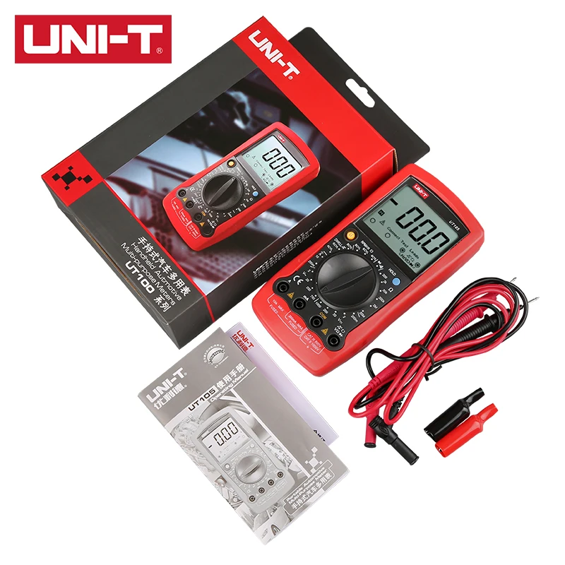 Цифровой Автомобильный Мультиметр UNI T UT105/UT107/UT109 дисплей 2000 дюйма индикатор