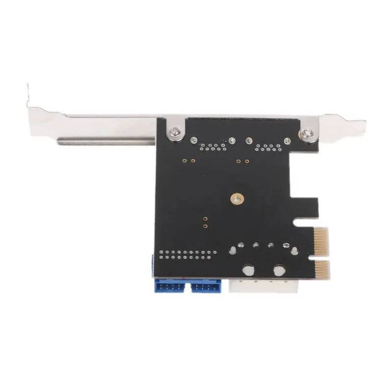 2 портами плата PCI Express USB 3 0 спереди Панель с Управление карта адаптер 4 контактный