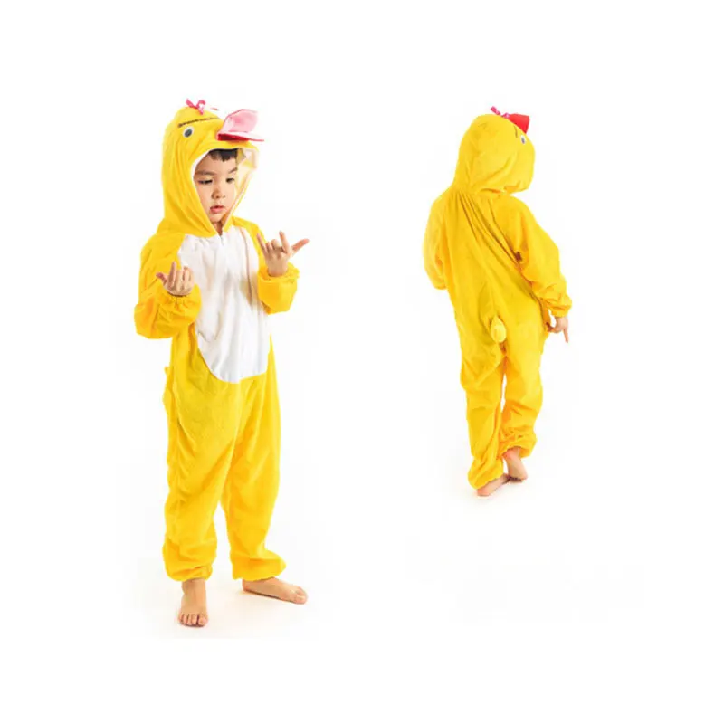 Kigurumis Animals Kids Anime Cosplay Costume Funny Suit School Party Student Play Games Onesies Performance Dinosaur Tiger Fancy