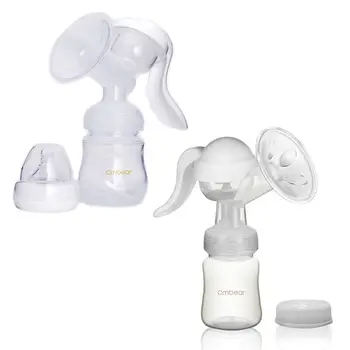 

Nursing Manual Breast Pump Milk Maker Baby Nipple Suction Feeding Milk Bottles