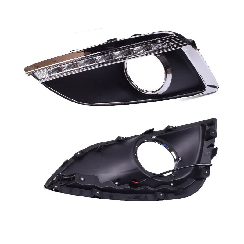 Для hyundai IX35 2010 2011 2012 водительский DRL Дневной ходовой светильник, противотуманная фара, релейный Светодиодный дневной светильник, автомобильный стиль