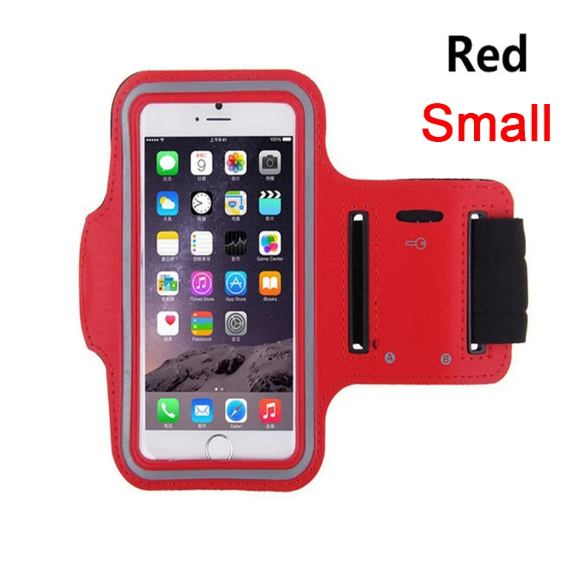 Small Red Спорт на открытом воздухе Универсальный для бега, спортзала Arm Обложка для Iphone 11 xiaomi Note 7 8 9 Pro huawei mate 30 Pro на руку - Цвет: Small Red