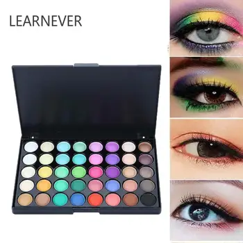 

Smoky/Warm Eye Makeup Matte Glitter EyeShadow Diamond Shimmer Eye Primer Luminous Eye Shadow For Women 40 Colors
